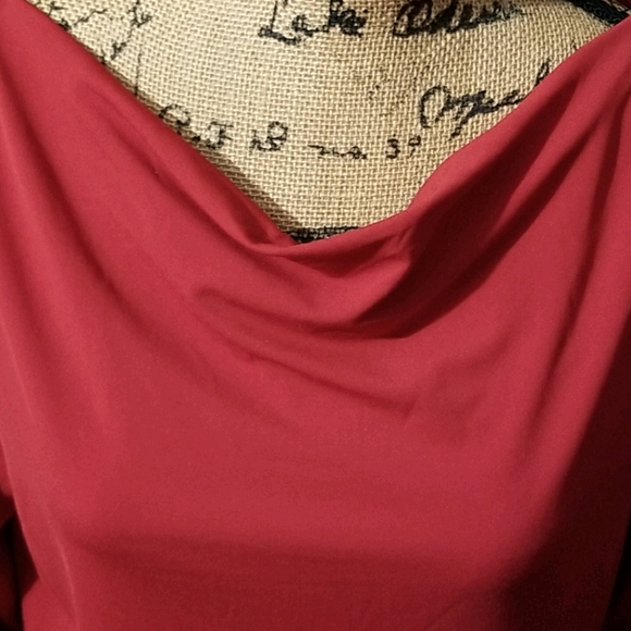 NEW Ann Taylor Draped Cowl Neck Top - Picture 2 of 16
